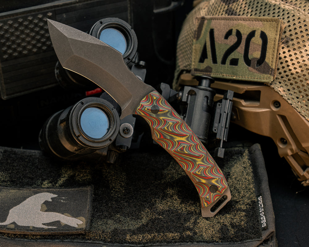 Buteo- Contra G10, CF Pins, Textured Grip