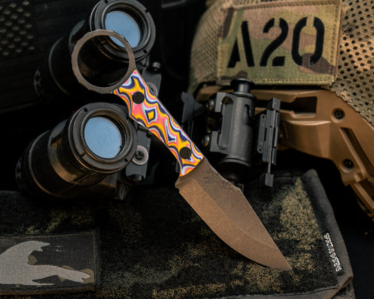 Jaq- Flashback 2.0 G10, CF Pins, Textured Grip