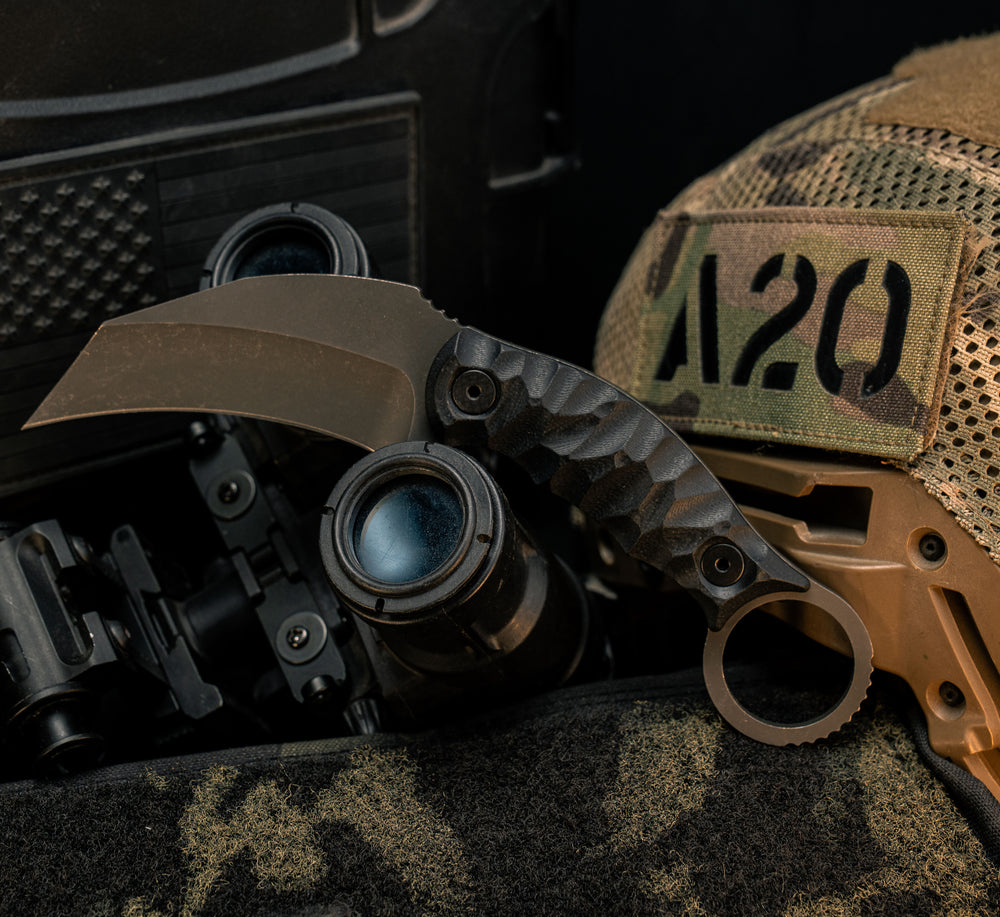 Karambito - Black G10, Allen Bolts, Textured Grip