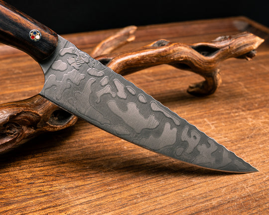 Chef Set- Desert Ironwood, Patriot Mosaic Pins, Smooth Grip