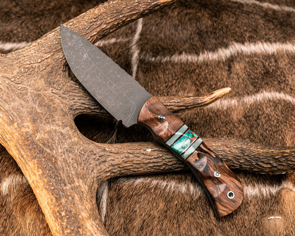 Cavner- Guava, Black G10 and Aluminum Pin Striping, Tiffany Blue G10 and Sonoran Sunset Tru-stone Split,Mahogany, Mosaic Pins, Aluminum Lanyard Pin, Textured Grip