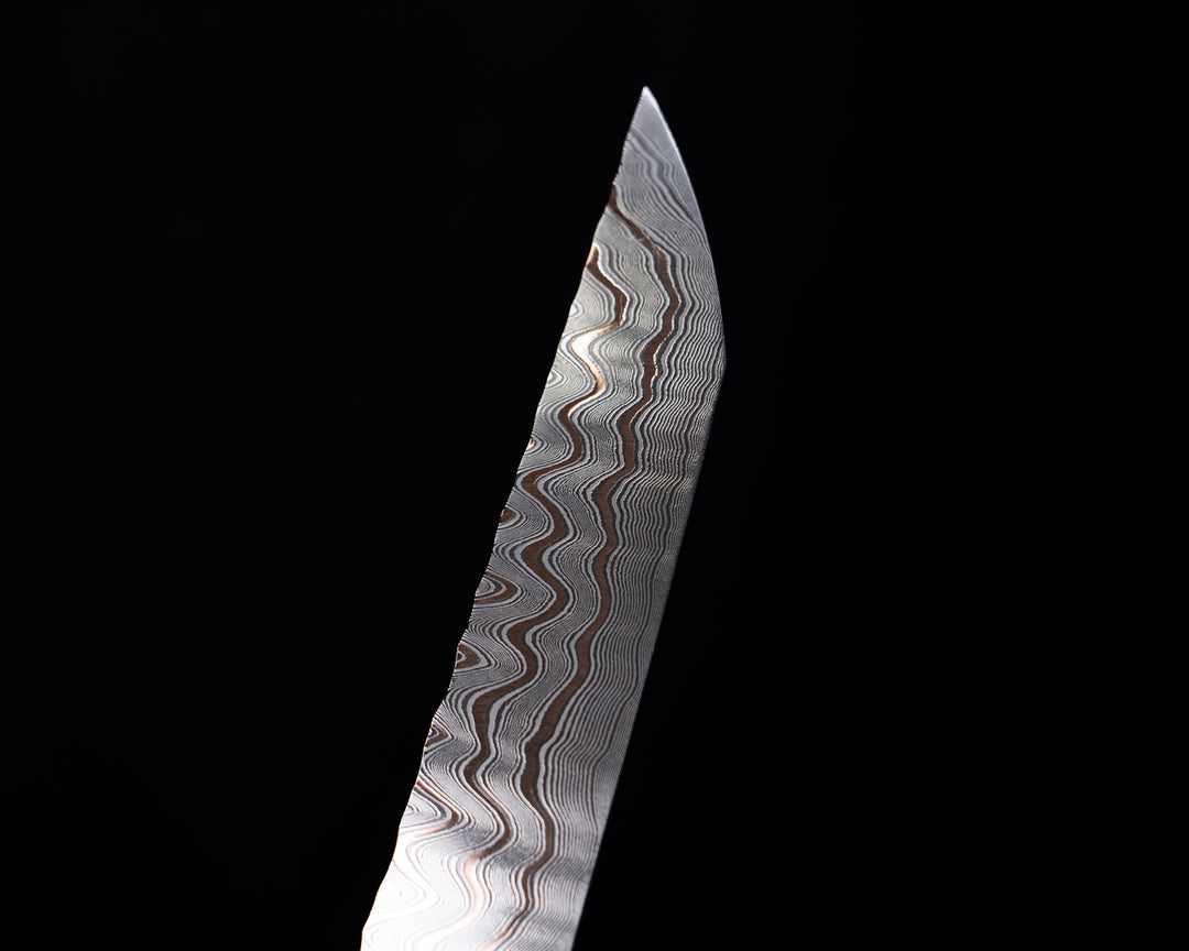 Half Face Blades X Grey Blades Giveaway-Baker Forge Firestorm Ladder CopperMai-Meteorite Bolster, Copper Dark Matter Carbon, Black G10, Copper Pin Striping, Dinosaur Bone Split, Mammoth Bone, Meteorite Rock Inlay