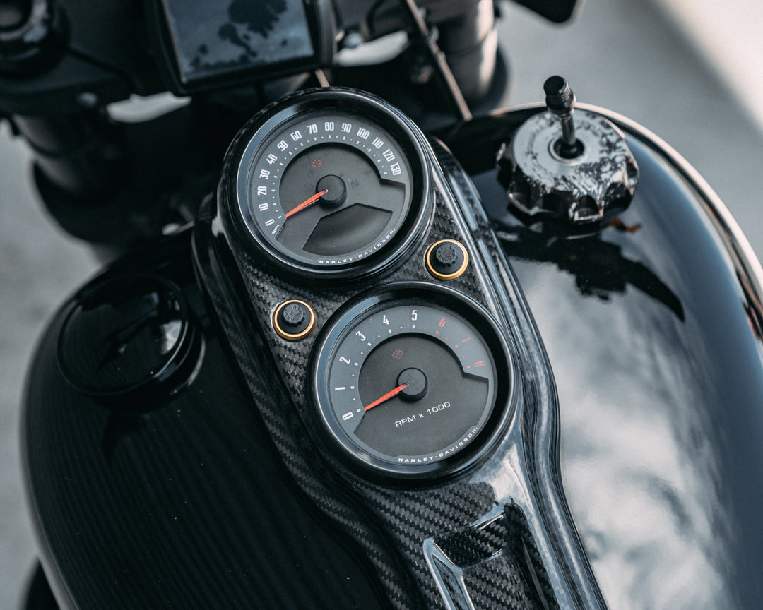 SD Customs 2020 Harley Davidson FXLRS & One-Off XL Bleeding Heart Hawk Giveaway - Half Face Blades Composite “Friendmaker”
