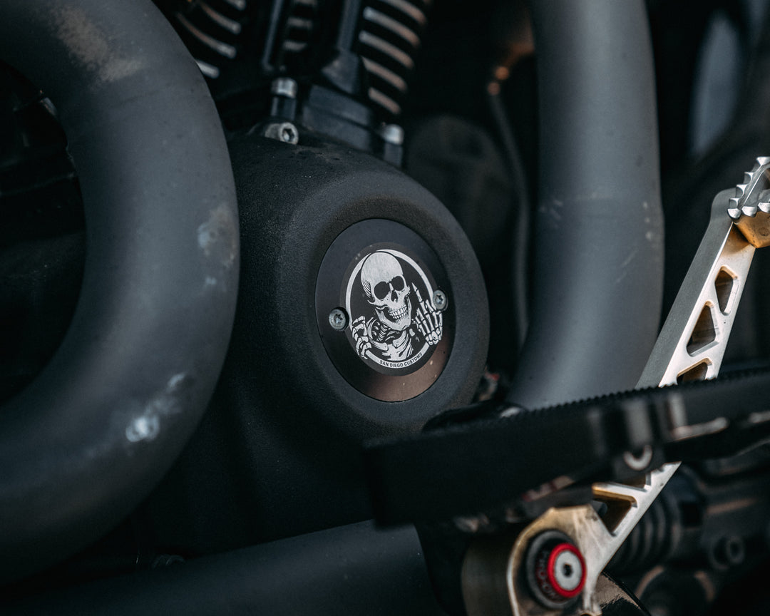 SD Customs 2020 Harley Davidson FXLRS & One-Off XL Bleeding Heart Hawk Giveaway - Half Face Blades Composite “Friendmaker”
