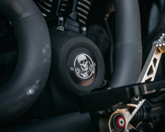 SD Customs 2020 Harley Davidson FXLRS & One-Off XL Bleeding Heart Hawk Giveaway - Half Face Blades Composite “Friendmaker”