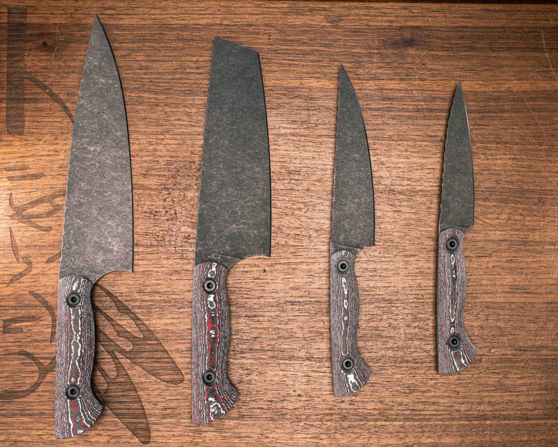 Chef Set- Snow Fire FAT Carbon, Allen Bolts, Smooth Grip