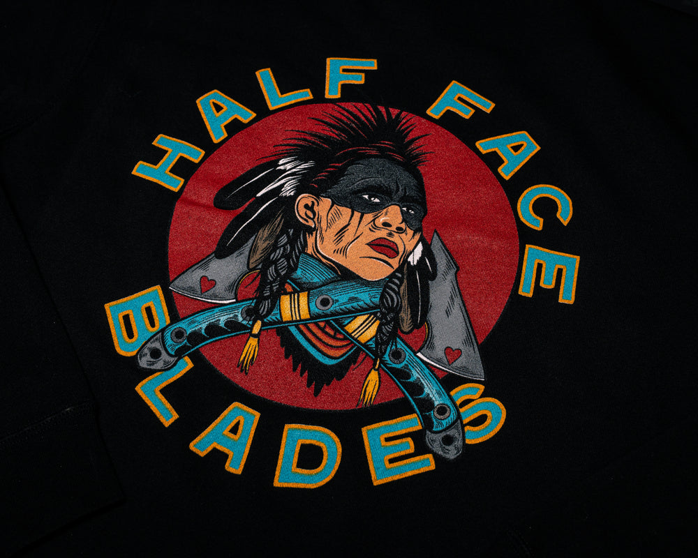 American Spirit Half Face Blades Crew Neck