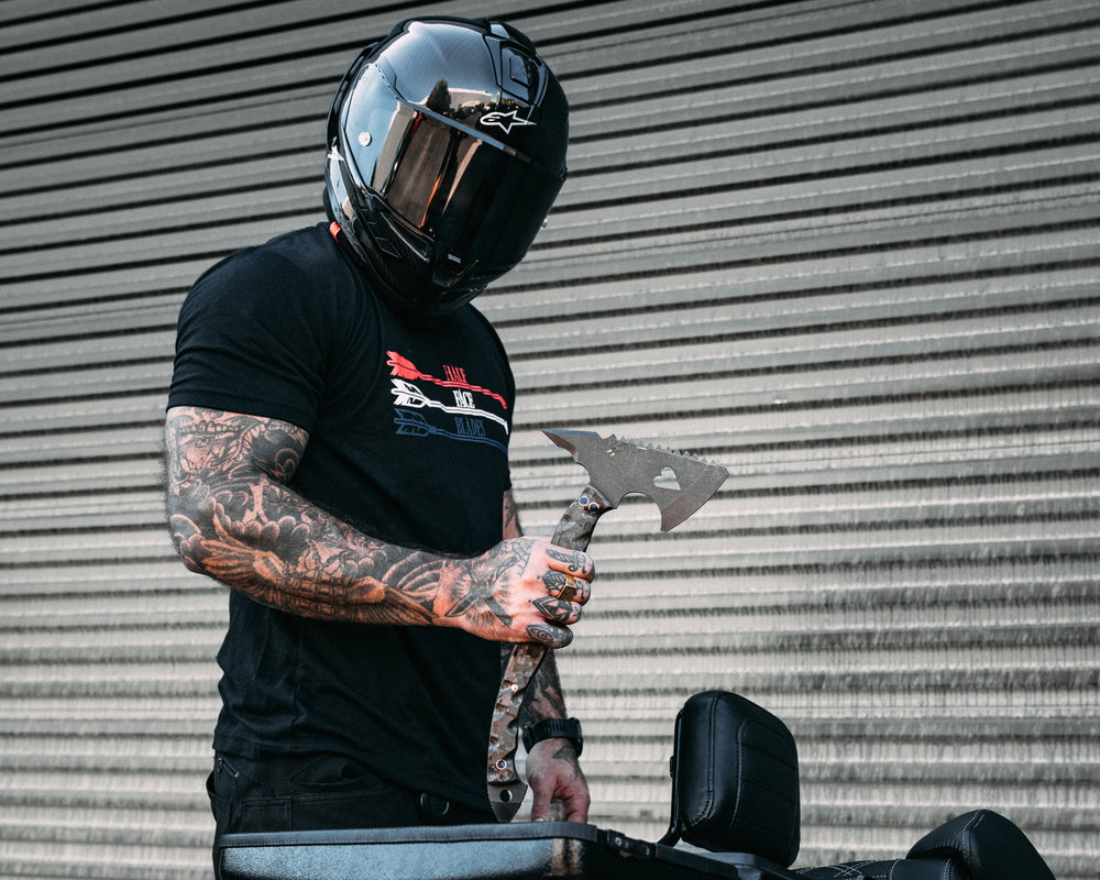 SD Customs 2020 Harley Davidson FXLRS & One-Off XL Bleeding Heart Hawk Giveaway - Half Face Blades Composite “Friendmaker”