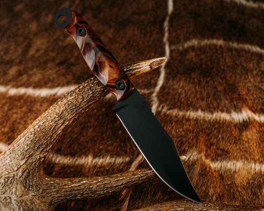 Crow Scout - Desert Ironwood, Armor Black Cerakote, Allen Bolts, Textured Grip