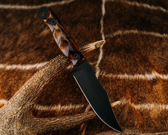Crow Scout - Desert Ironwood, Armor Black Cerakote, Allen Bolts, Textured Grip