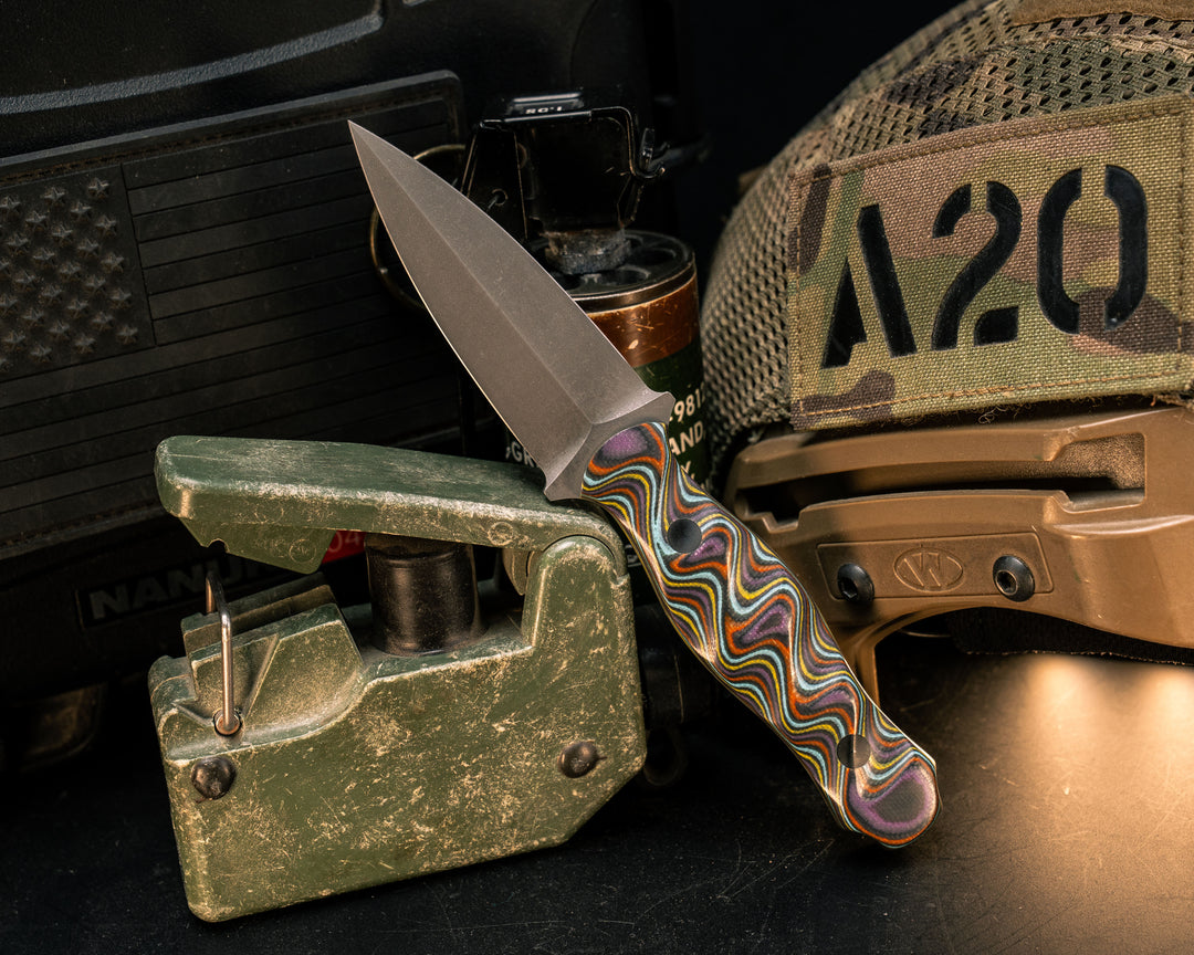 Pulse Checker- Flashback G10, CF Pins, Textured Grip