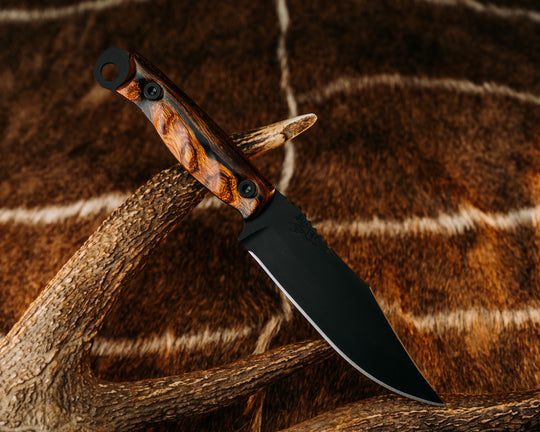 Crow Scout - Desert Ironwood, Armor Black Cerakote, Allen Bolts, Textured Grip