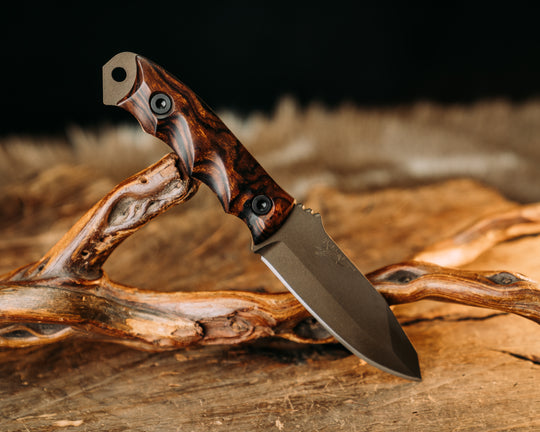 Disaster Jr- Desert Ironwood, Midnight Bronze Cerakote, Allen Bolts, Textured Grip
