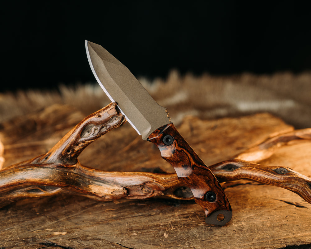 Disaster Jr- Desert Ironwood, Midnight Bronze Cerakote, Allen Bolts, Textured Grip