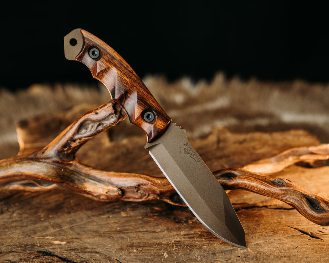Disaster Breacher- Desert Ironwood, Midnight Bronze Cerakote, Allen Bolts, Textured Grip