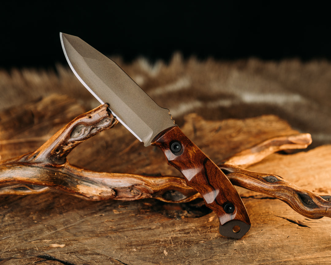 Disaster Breacher- Desert Ironwood, Midnight Bronze Cerakote, Allen Bolts, Textured Grip