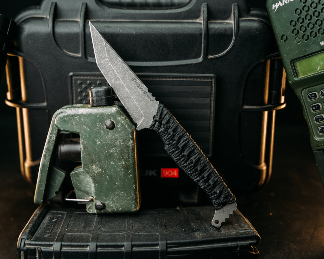 SHAW SHIV x HFB - Black Paracord Wrap