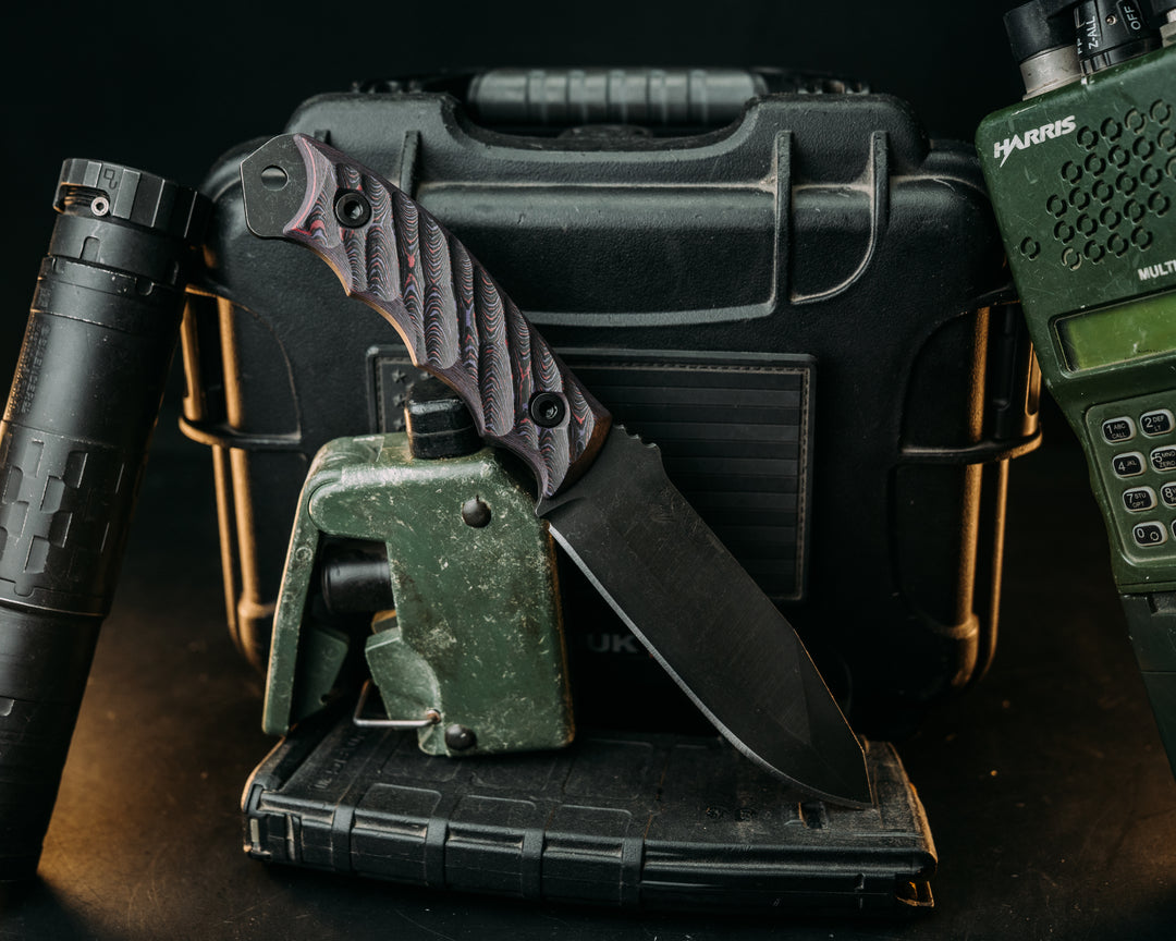 Disaster Breacher- Purple Haze CF, Allen Bolts, Textured Grip