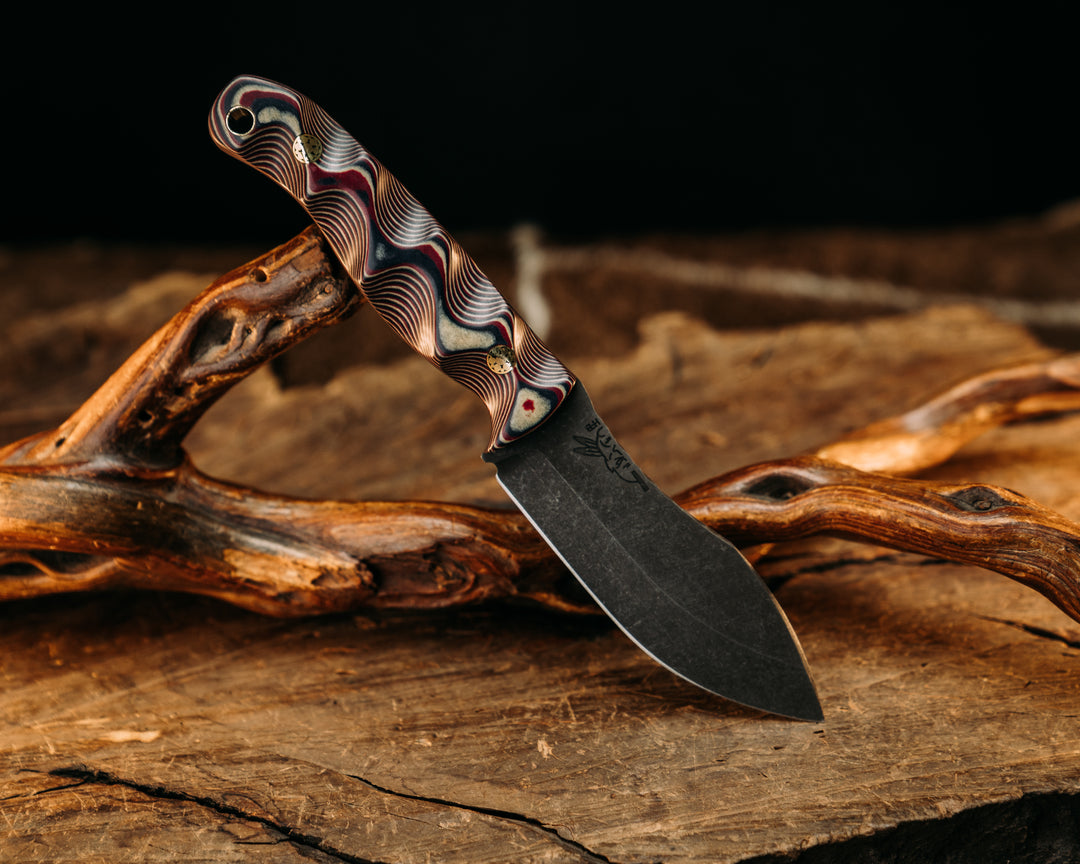 Skinner Jr - Multi-Color Richlite, Mosaic Pins, Textured Grip.