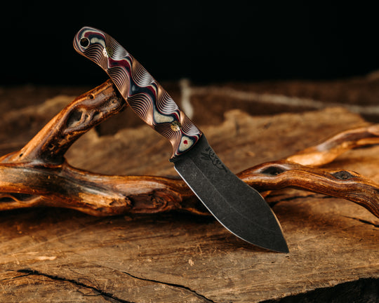 Skinner Jr - Multi-Color Richlite, Mosaic Pins, Textured Grip.