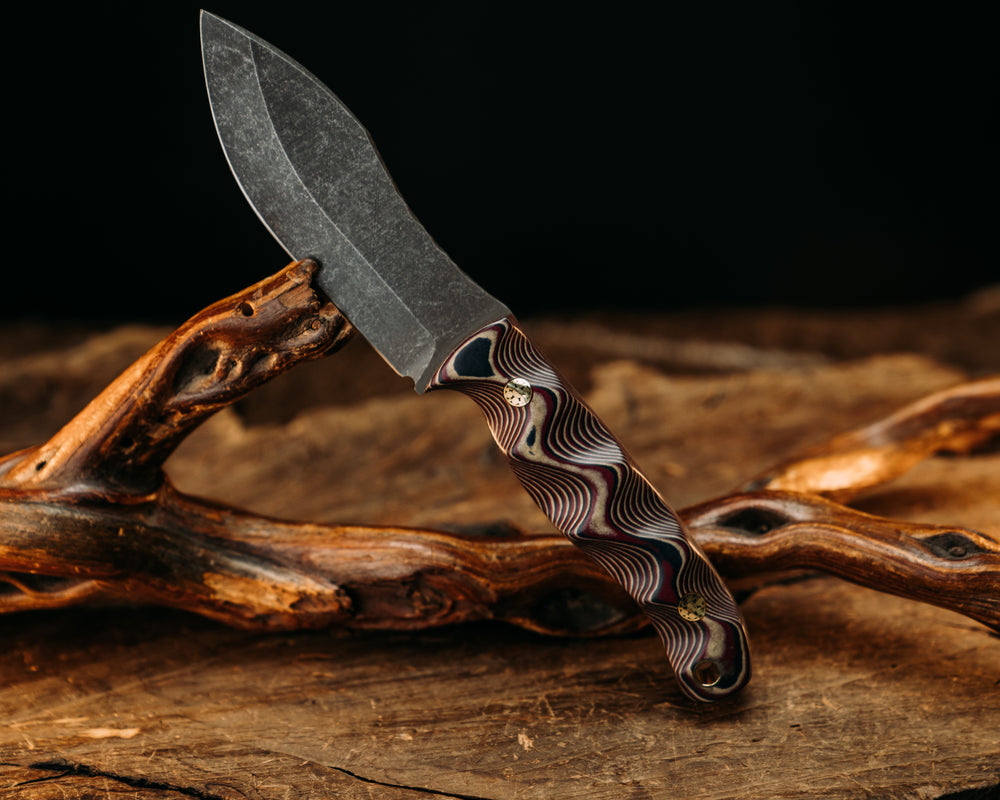 Skinner Jr - Multi-Color Richlite, Mosaic Pins, Textured Grip.
