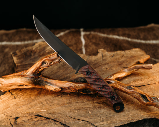 Crow Breakdown- Lava Flow Carbon, Armor Black Cerakote, Allen Bolts, Textured Grip