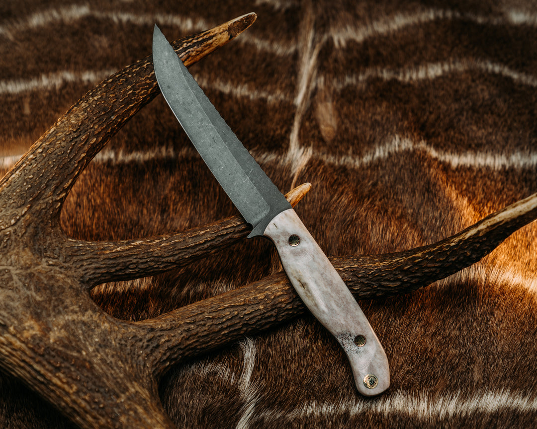 Crow Breakdown - Mosaic Pins, Ram's Head Mosaic Pin, Contoured Grip.
