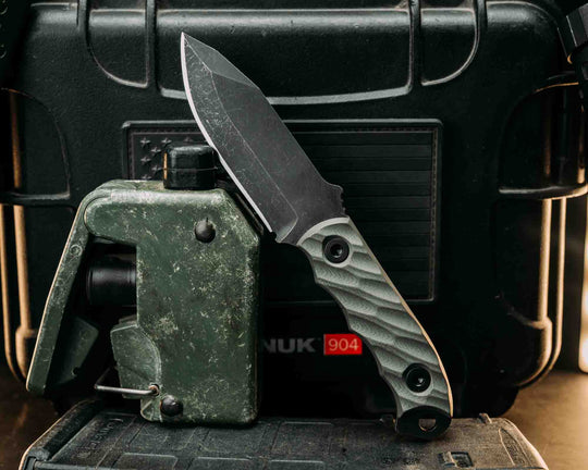 Disaster Cub- Grey G10, Allen Bolts, Textured Grip