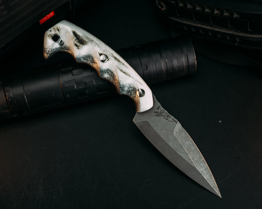 4" HUMINT - Mosaic Pins, Aluminum Lanyard Pin, Grooved Grip