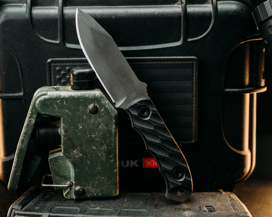 Disaster Cub- Black G10, Allen Bolts, Textured Grip