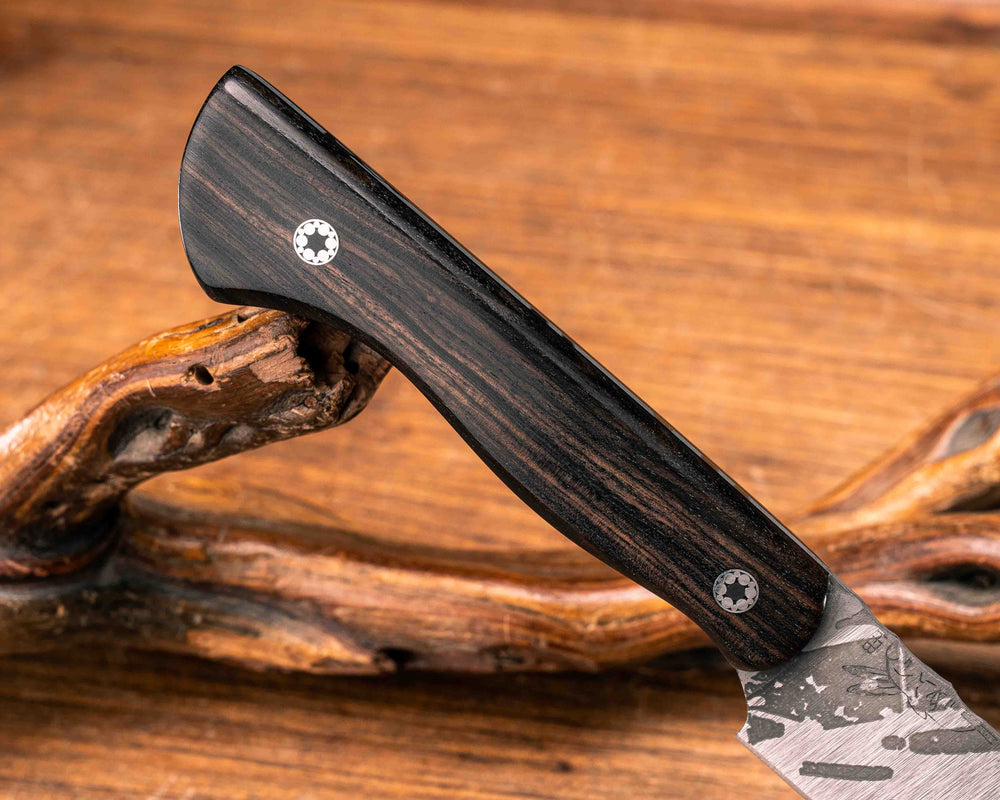 Chef Set - African Blackwood, Mosaic Pins, Smooth