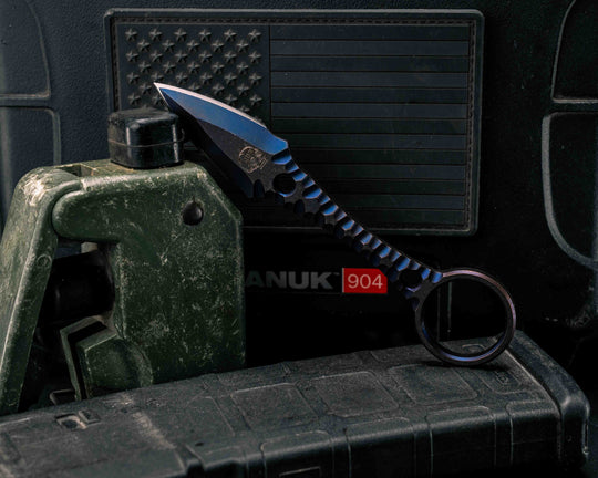 Ringstrike- Heat Treat Finish - Machined Rockwork Handle