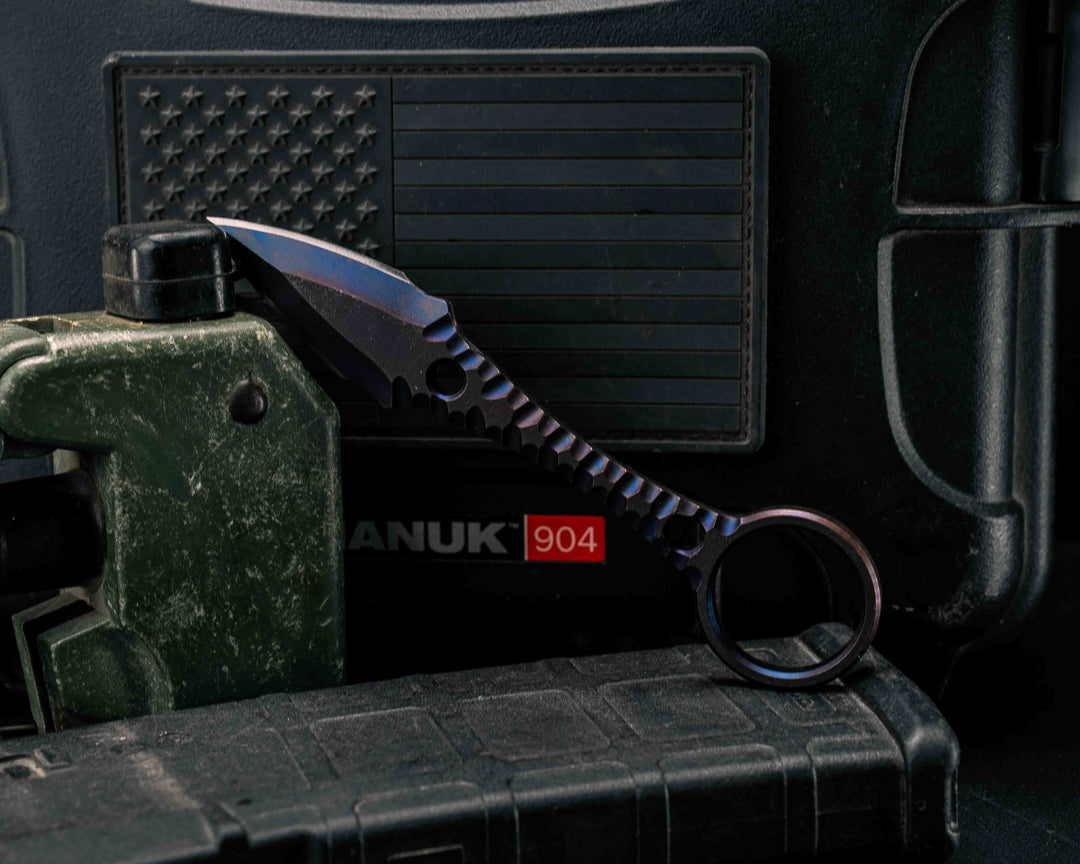 Ringstrike- Heat Treat Finish - Machined Rockwork Handle
