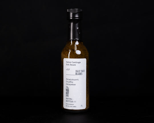 .017 Chimichurri Truffle Jalapeños STEAK Sauce, HFB x Senor Lechuga (Single Bottle)