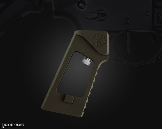 AR REAR HAND GRIP FRAME - AR Style Grip System, Cerakoted Aluminum (Multiple Colors Available)