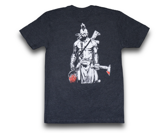 Scalper Tee, Charcoal, American Flag/scalper