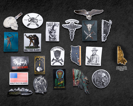 HFB Assorted Sticker Pack (20 pcs) - Chance For a Golden HFB Sticker