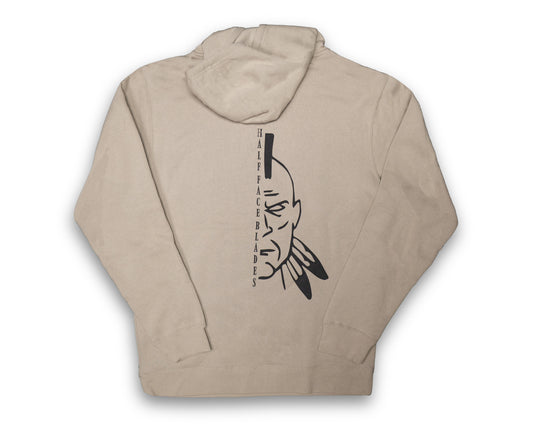 Feathers Of A Warrior Hoodie - Sand Tan