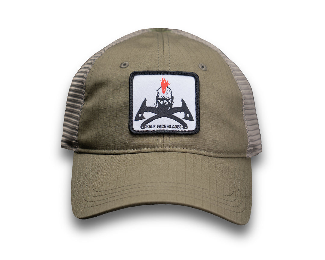 HFB Scalper Patch Hat - OD Green (Soft Crown)