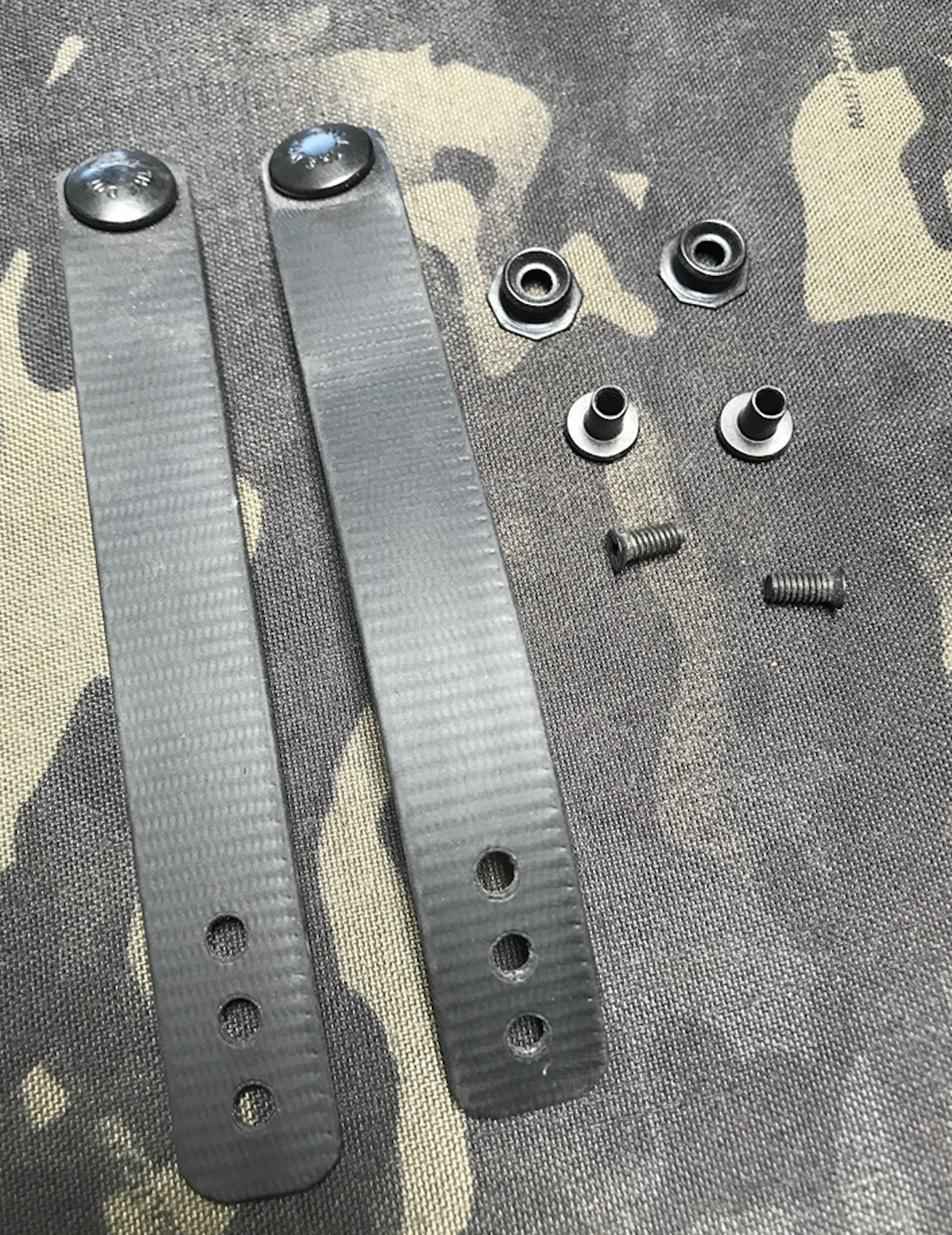 (Horizontal belt loops/carry straps) for kydex sheaths, 2 loops per set,