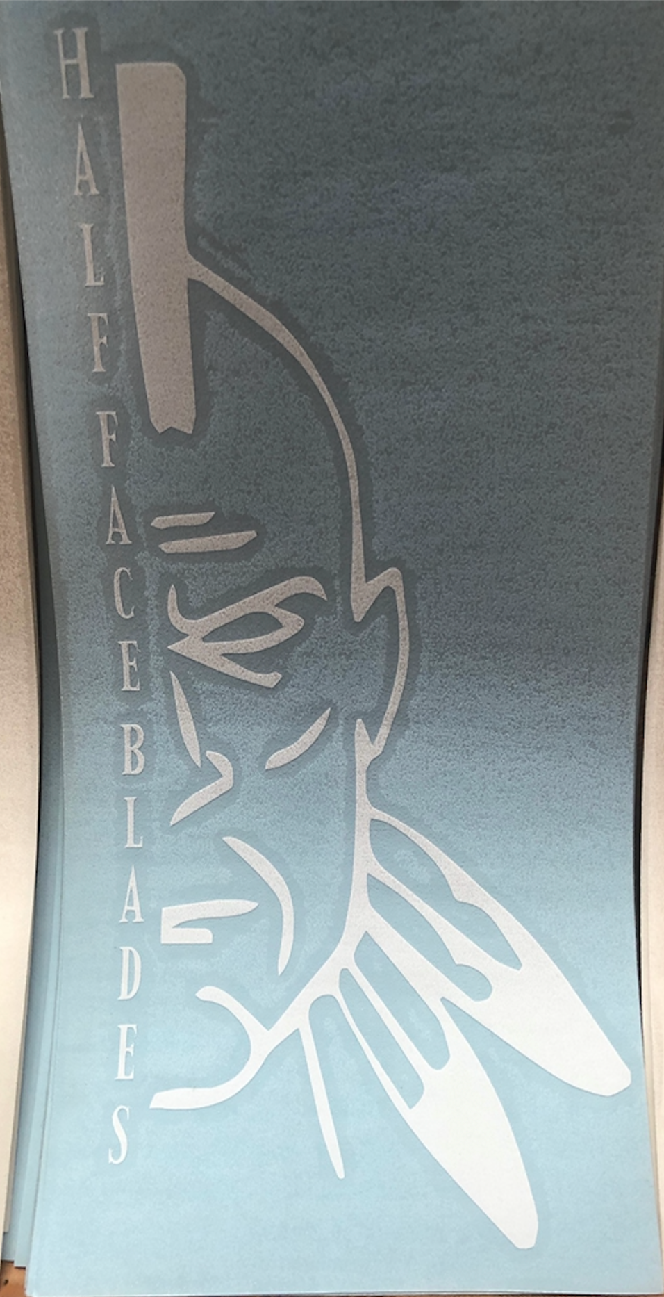 DECALS, Half Face Blades logo